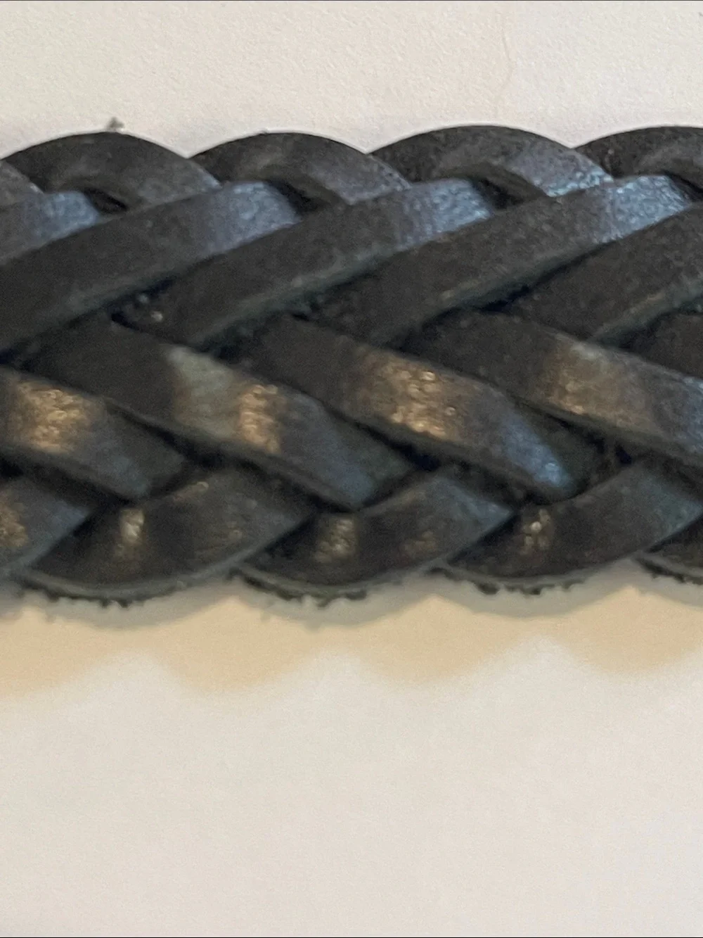 Vtg Surrey Braided Leather Belt